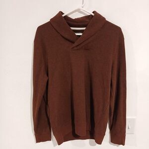 Banana Republic Women's Burgundy Waffle Pullover Size Medium